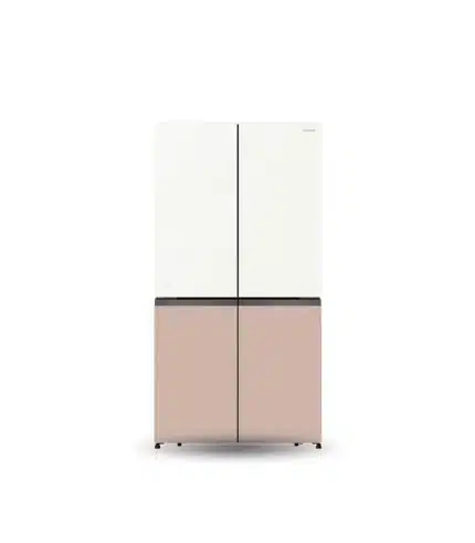 Réfrigérateur multi portes HISENSE 560 litres cross verre coloré inverter RC-73WC4SW