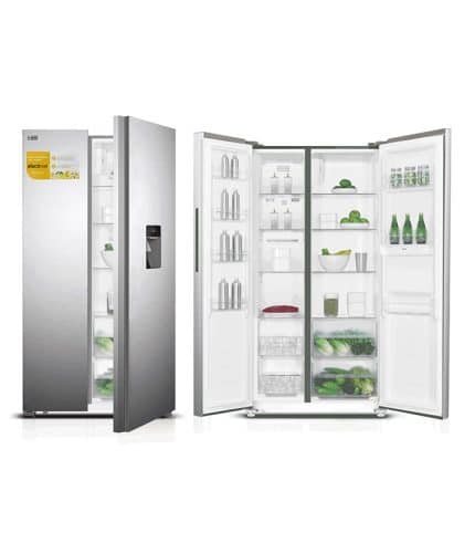 Réfrigérateur side by side ELACTRON 433 litres avec fontaine EL-55SBSX