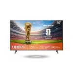 Téléviseur led 70 pouces HISENSE smart 4K UHD - 70A6K