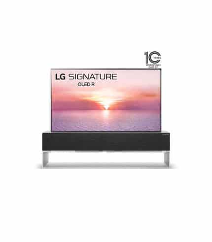 Téléviseur LG OLED Enroulable TV 2021 65 pouces UHD α9 Gen4 Ai 4K OLED65R1PVA